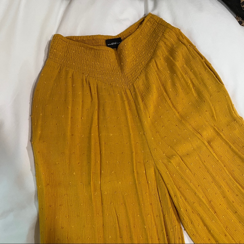 mustard beach pants